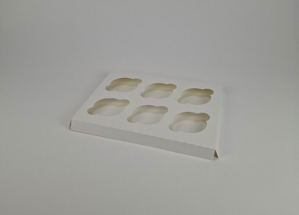 OSLO Premium Cake Box - 6 Cupcake Insert